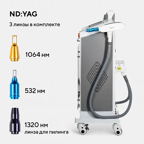 Неодимовый лазер + Элос эпилятор Lasertech COMBINE Premium Edition в Москве